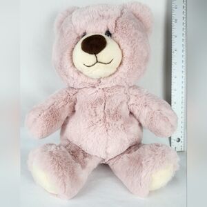 A88 Aurora Hugga Wug Soft Pink Teddy Bear Plush 12" Stuffed Toy Lovey